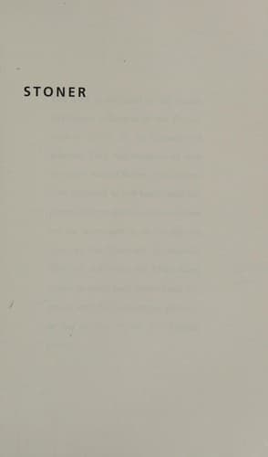 Omslag van Stoner